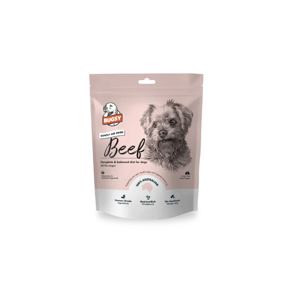 BUGSY'S Beef Complete & Balanced Premium Air Dried Raw Dog Food - Image 3