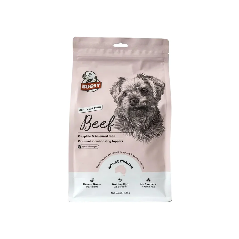 BUGSY'S Beef Complete & Balanced Premium Air Dried Raw Dog Food - Image 4