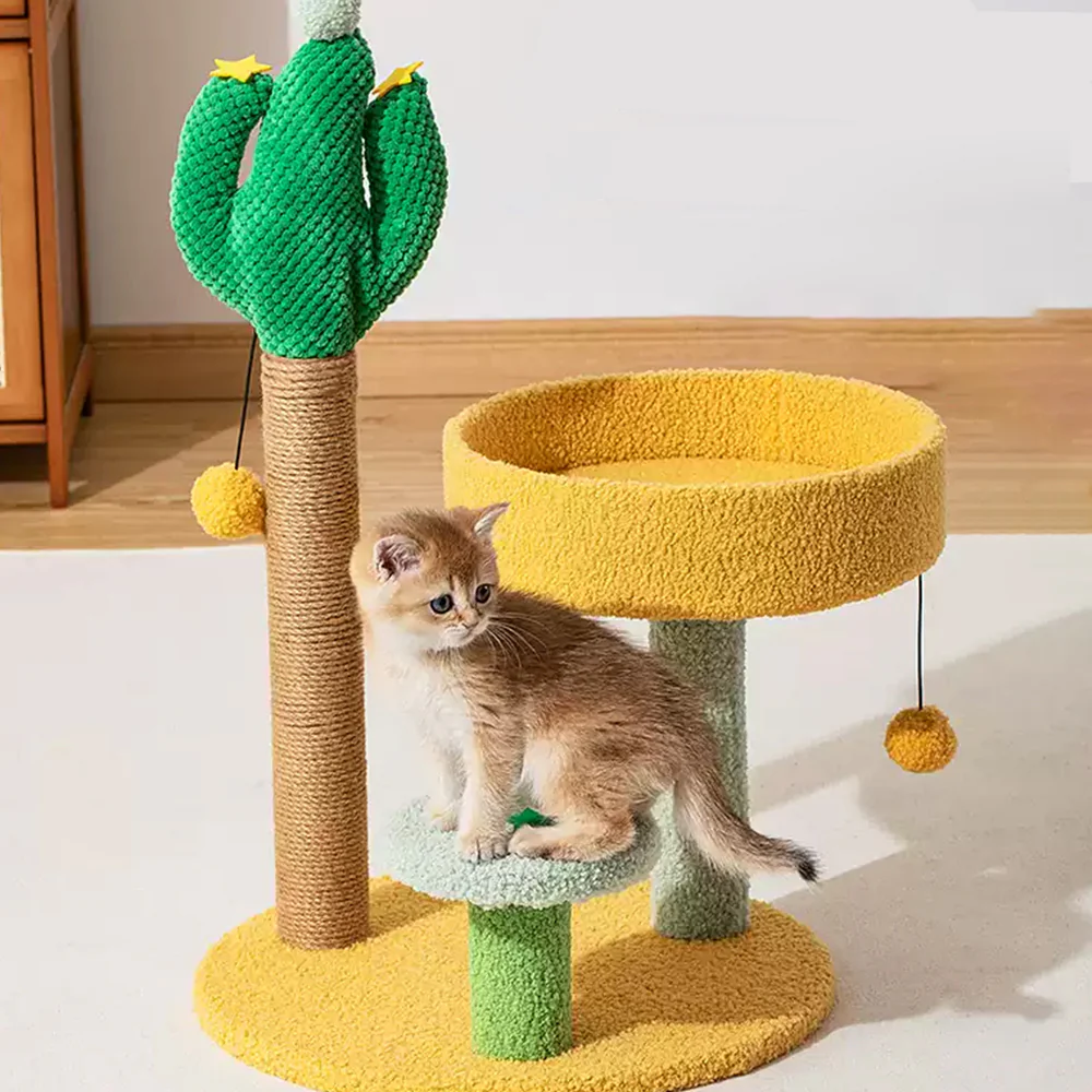 Cactus Cat Tree with Scratching Posts - Image 4