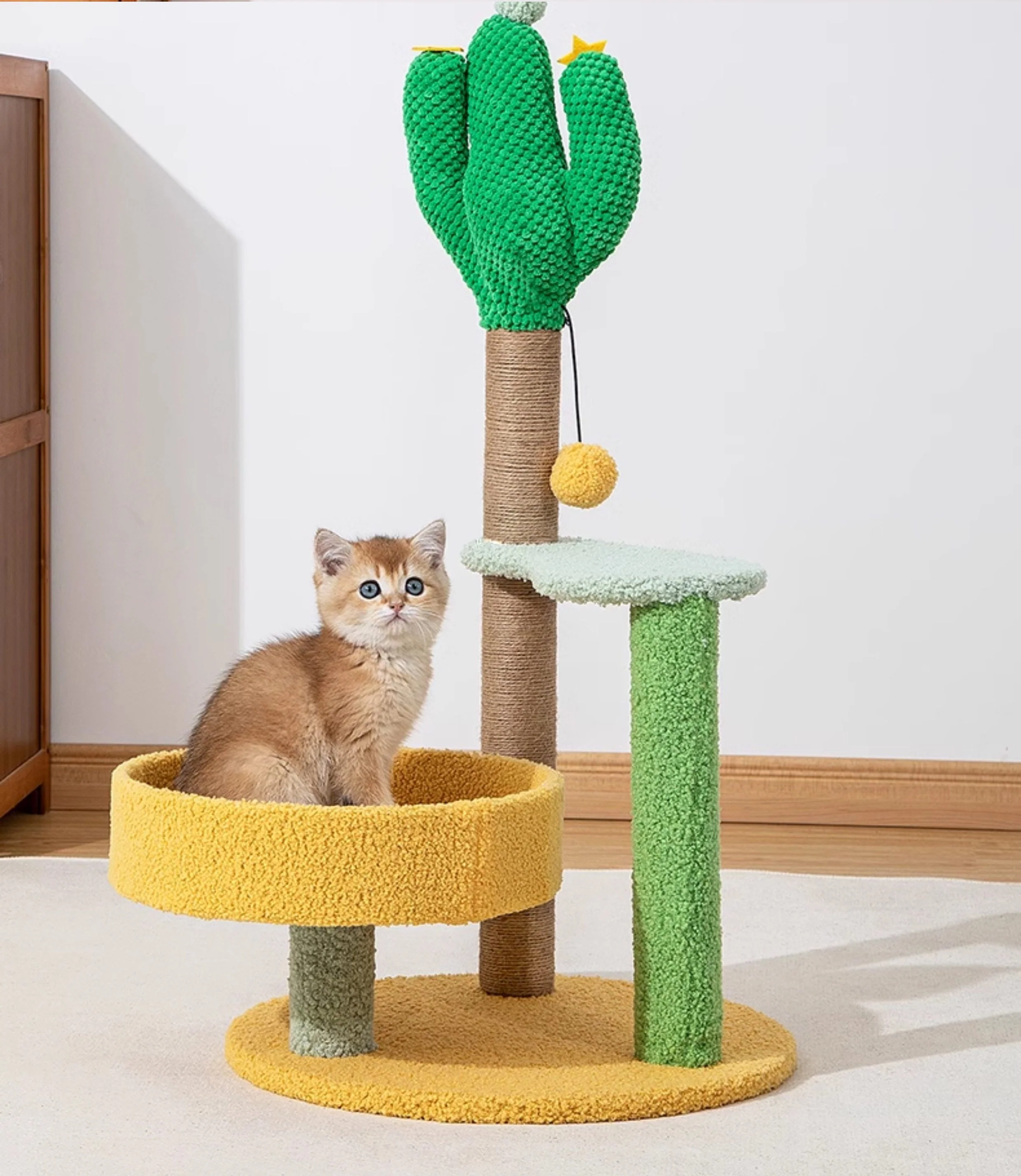 Cactus Cat Tree with Scratching Posts - Image 5