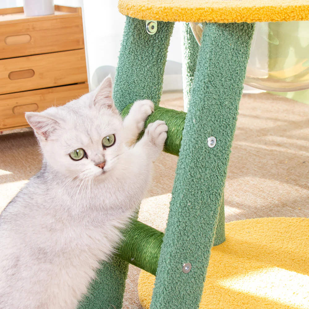 Cactus Cat tree With Space Capsule 96x50x50cm - Image 5