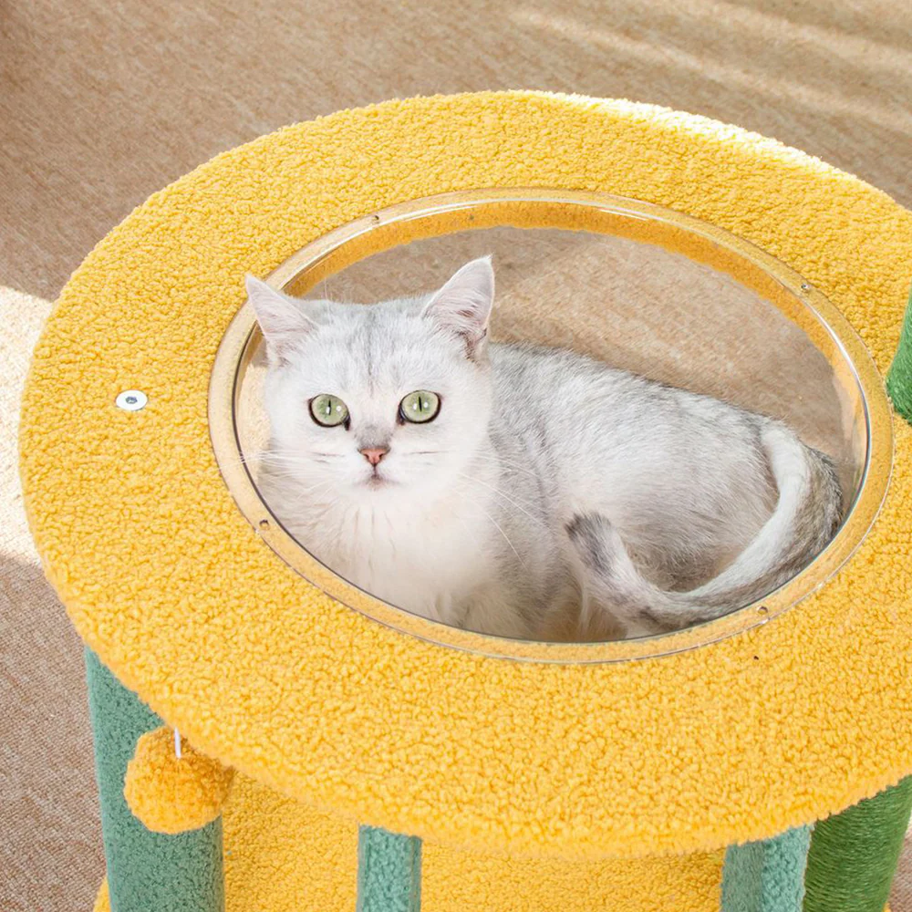 Cactus Cat tree With Space Capsule 96x50x50cm - Image 6