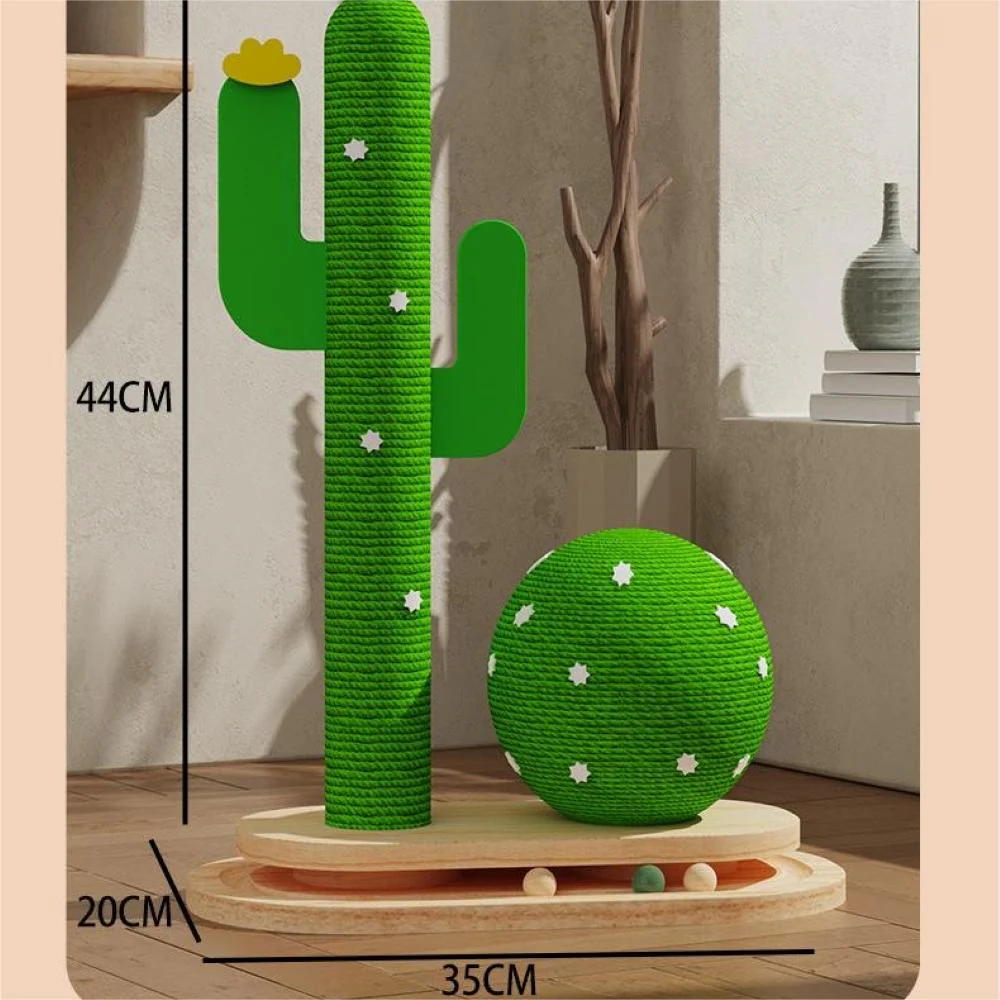 Cactus Solid Wood Cat Tree - Image 10