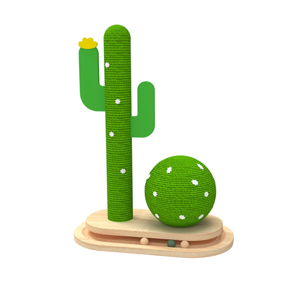 Cactus Solid Wood Cat Tree - Image 9
