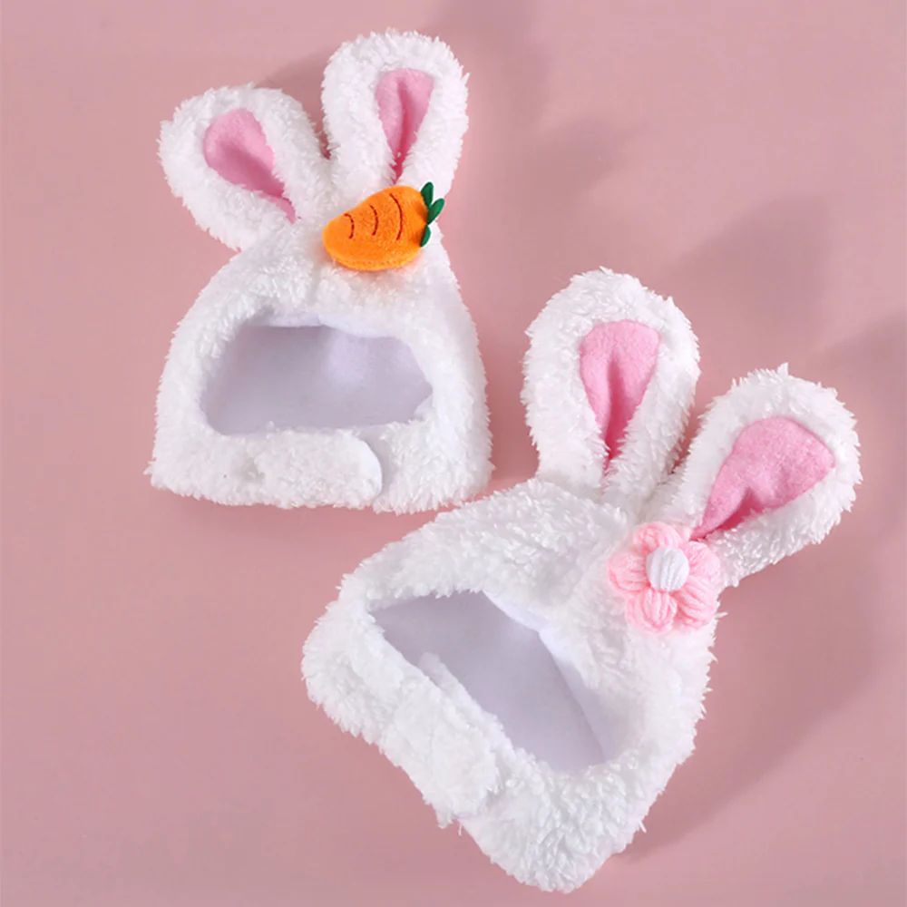 Carrot Rabbit Ears Hat For Cat (28-35cm) - Image 3