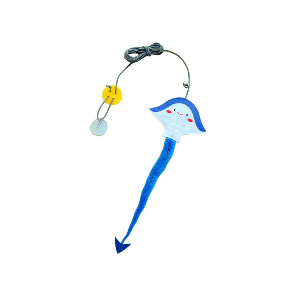 Cartoon Animals With Elastic Swing & Catnip Ball Cat Toy - Image 5