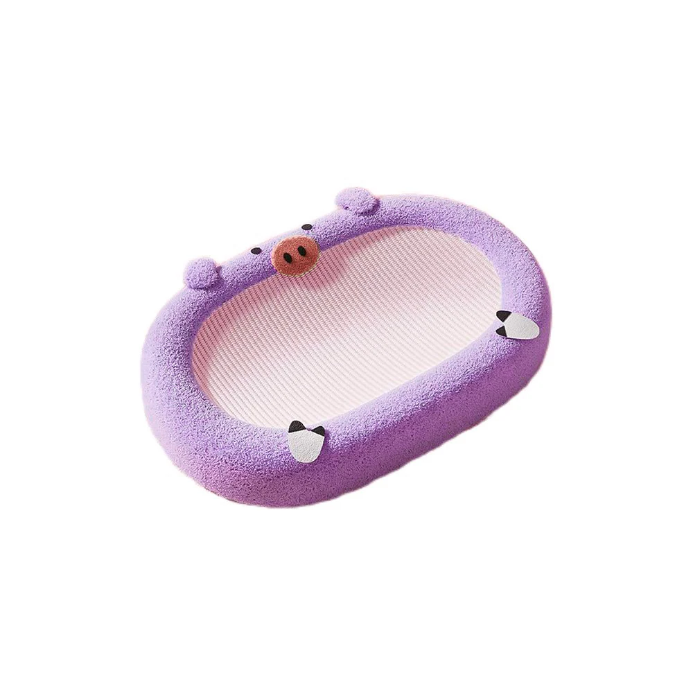 Cartoon Oval-shaped Extra Large Sisal Cat Scratcher - 61X40X9 cm - Image 2