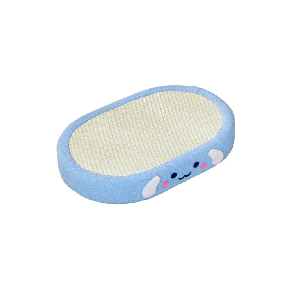 Cartoon Oval-shaped Extra Large Sisal Cat Scratcher - 61X40X9 cm - Image 4