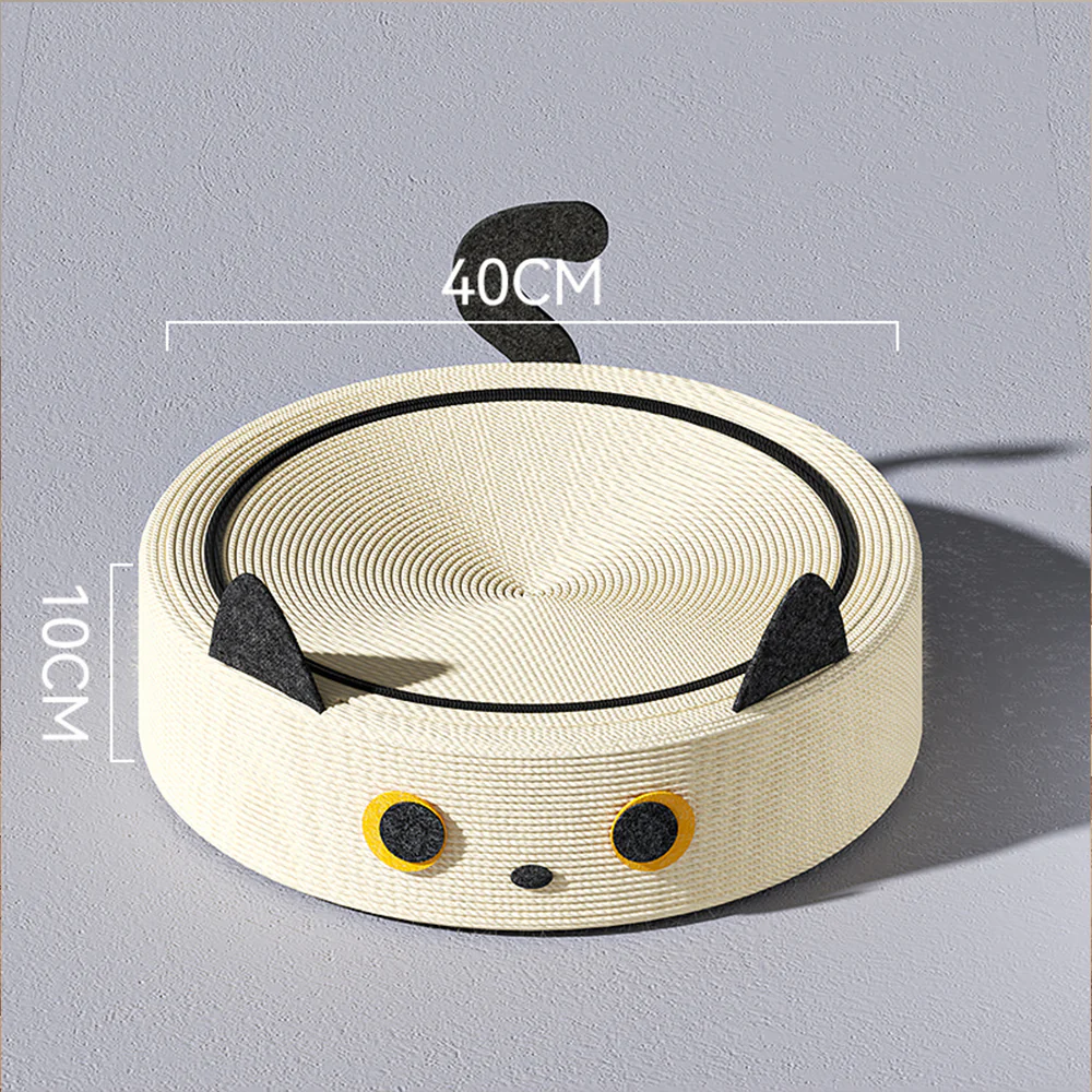Cartoon Round Cat Scratcher - 40X40X10cm - Image 16