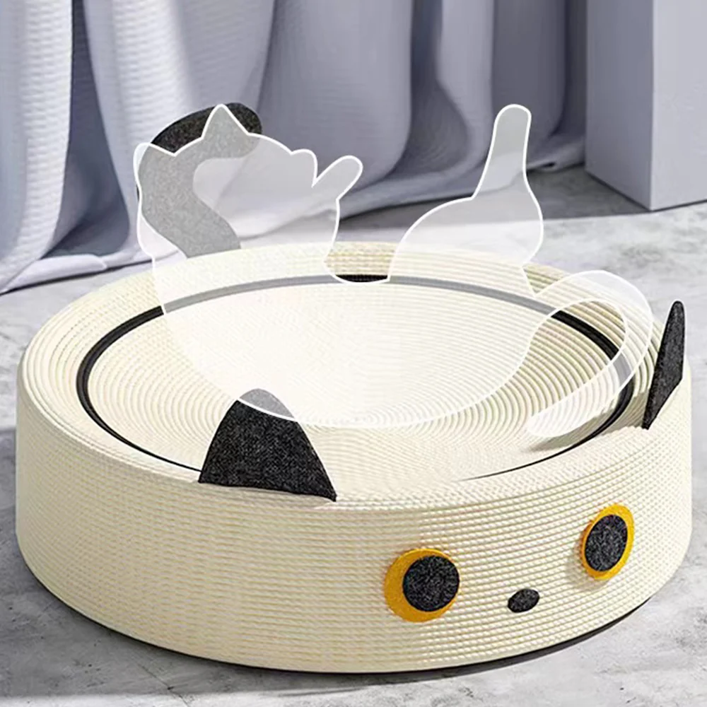 Cartoon Round Cat Scratcher - 40X40X10cm - Image 19