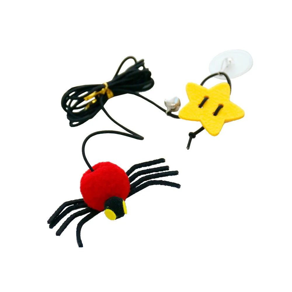 Cartoon Spider With Elastic Swing & Catnip Ball Cat Toy - Image 2