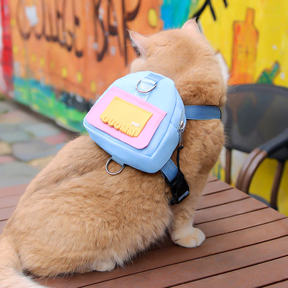 Pet Backpack Carrier with Harness & Leash Set | Escape Proof | Cats & Dogs - Image 10