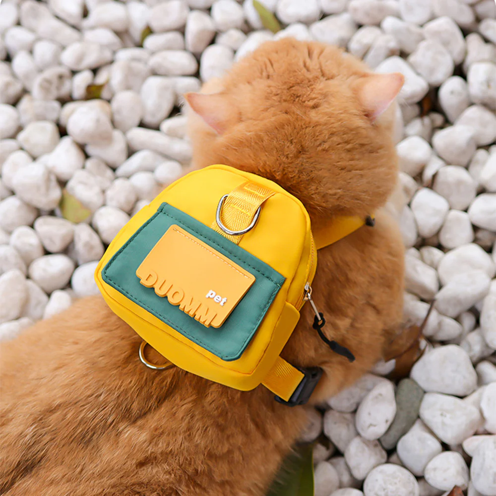 Pet Backpack Carrier with Harness & Leash Set | Escape Proof | Cats & Dogs - Image 11