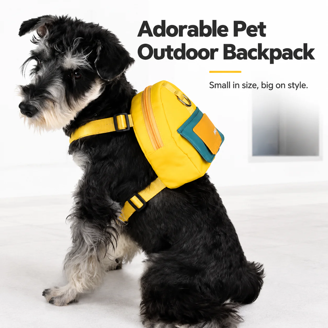 Pet Backpack Carrier with Harness & Leash Set | Escape Proof | Cats & Dogs - Image 7