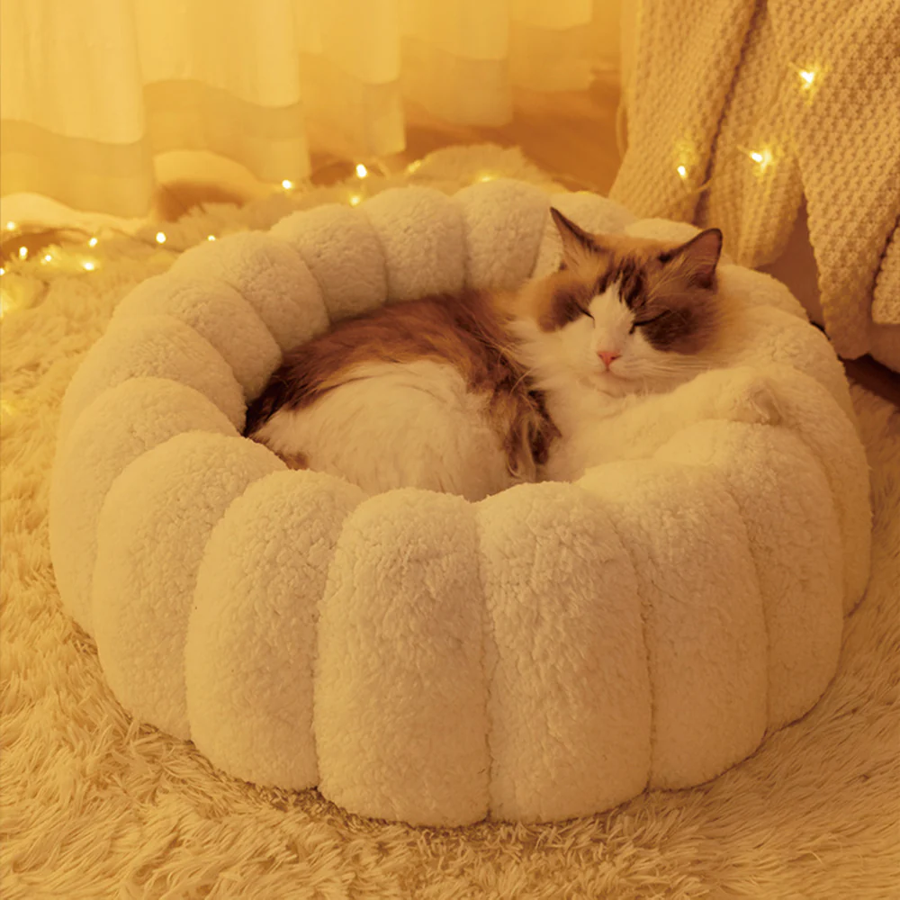 Cat Bed | Cozy Soft Deep Sleep Nest All Season - Image 4