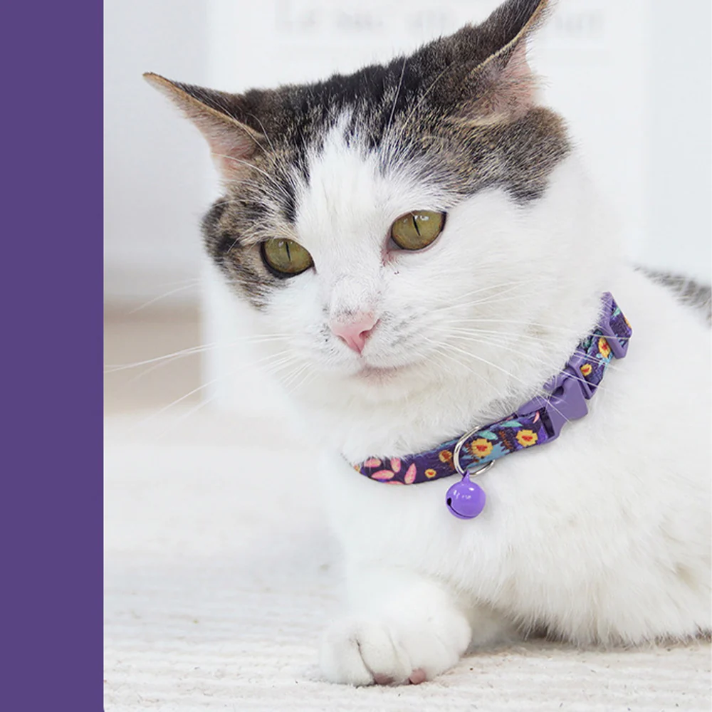 Cat Collar Breakaway Safety Adjustable with Bell | PETSO - Image 6