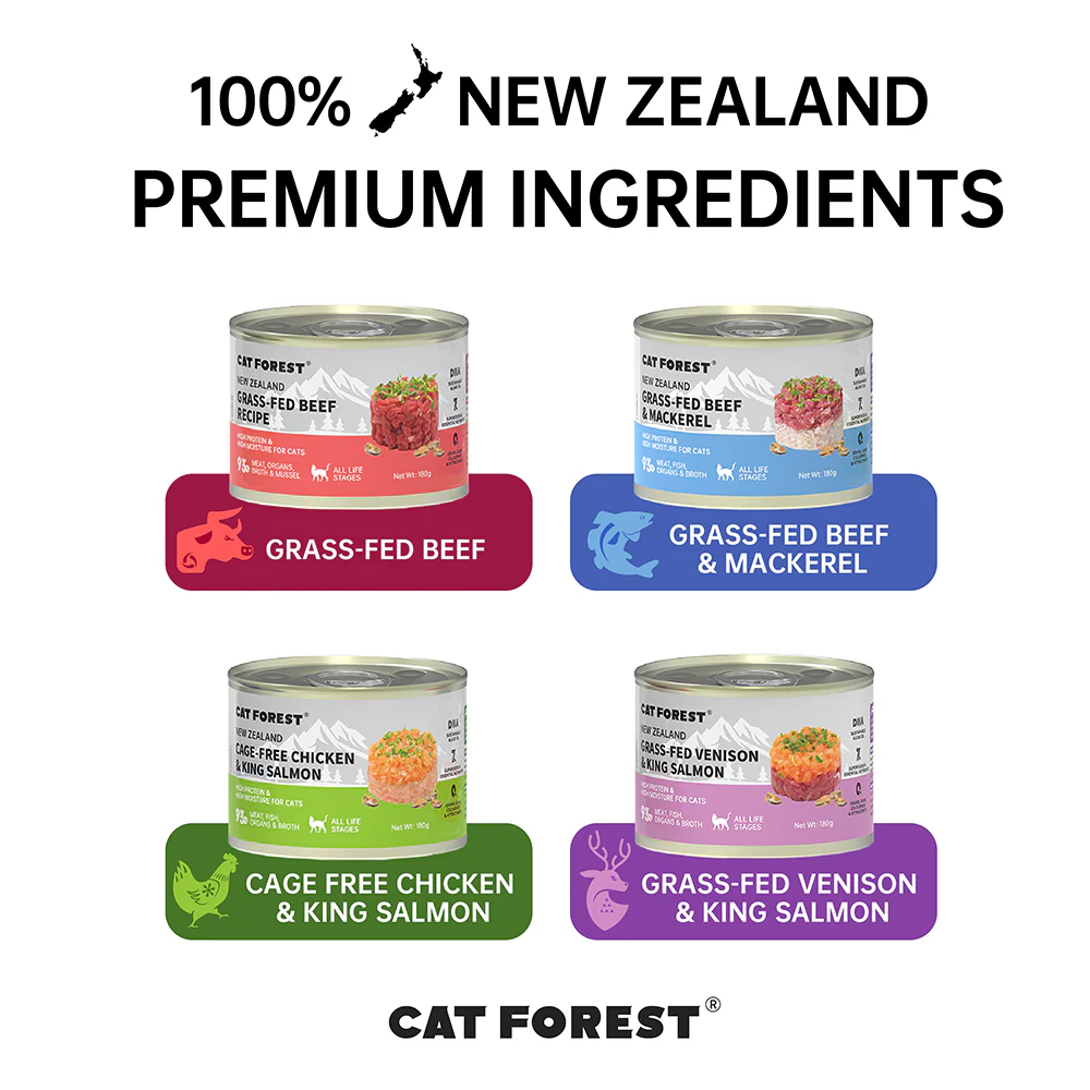 CAT FOREST Cage-Free Chicken & King Salmon Wet Cat Canned Food - Image 6
