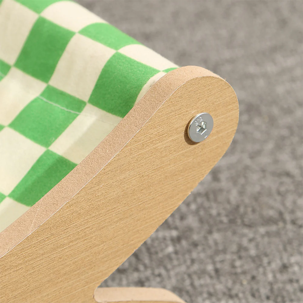 Cat Hammock Bed Wooden Frame Rocking - Image 5