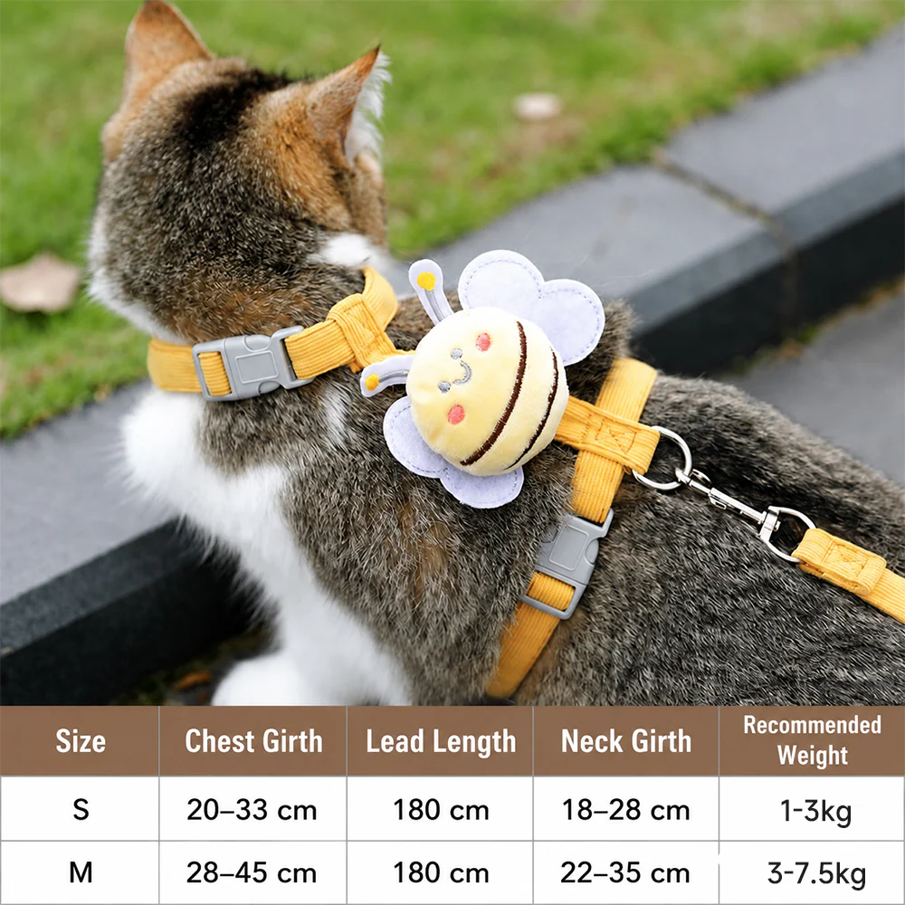 Cat Harness and Leash Set — Escape Proof & Adjustable - Image 2