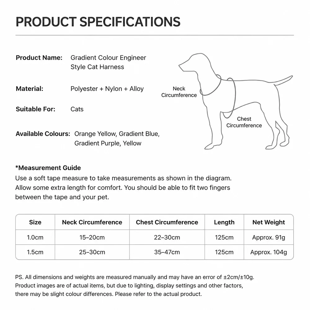 Cat Harness & Leash Set | Escape Proof | Adjustable - Image 2