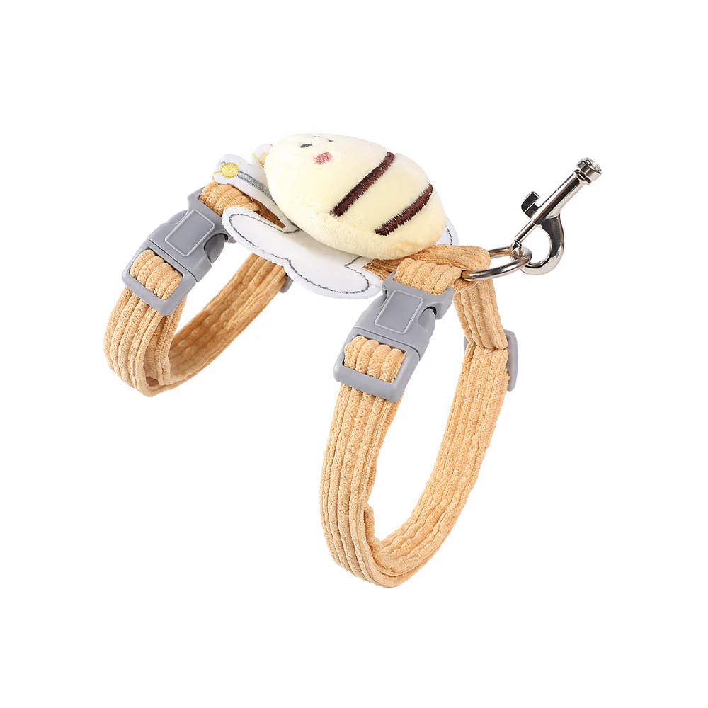 Cat Harness & Leash Set – Escape-Proof Adjustable Design | Yellow & Pink - Image 13