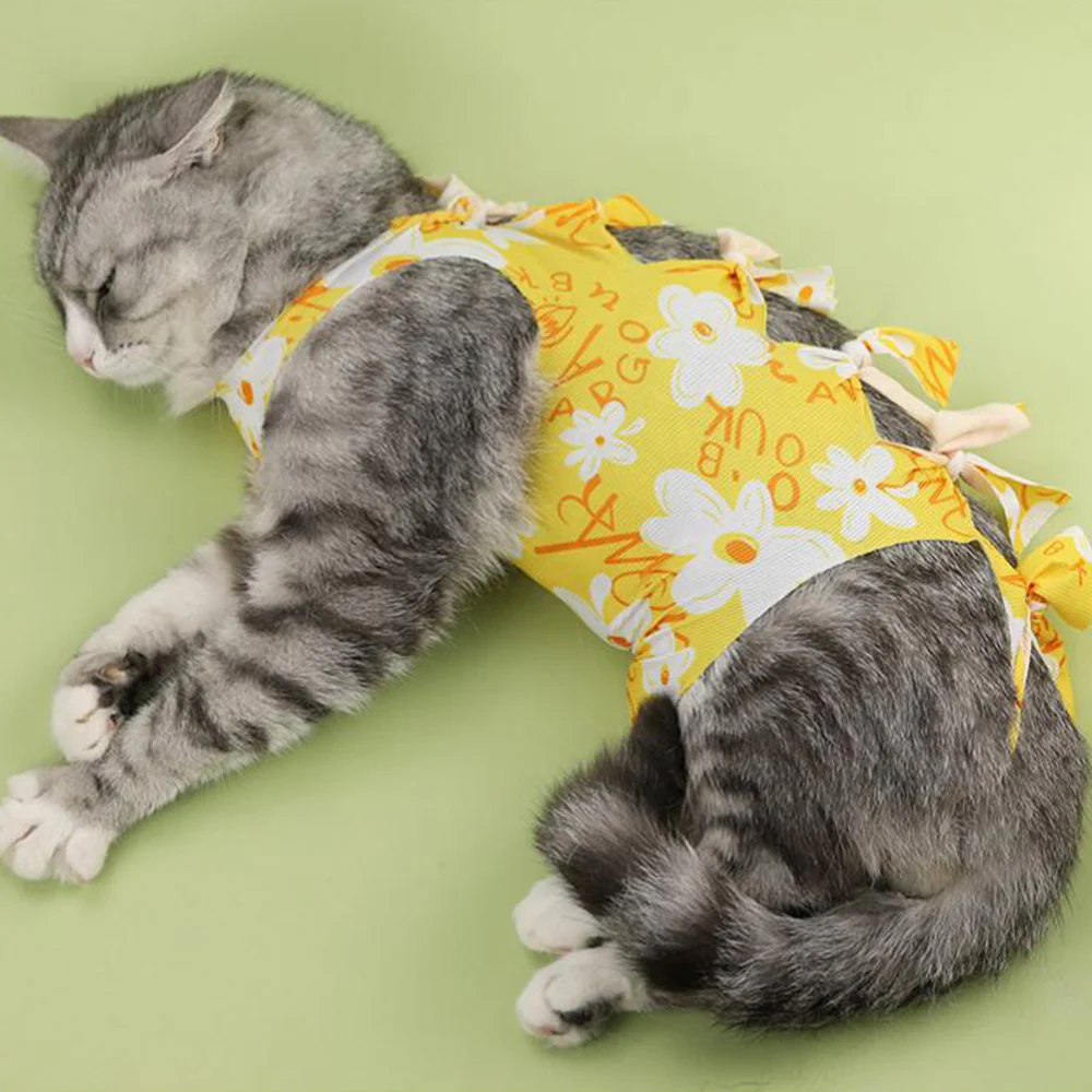 Cat Recovery Suit – Post-Surgery Protective Clothing for Cats (S/M/L) - Image 7