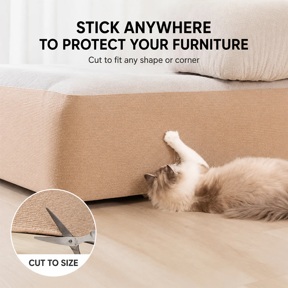 Cat Scratch Mat – Self-Adhesive Furniture Protector & Wall Mount - Image 3