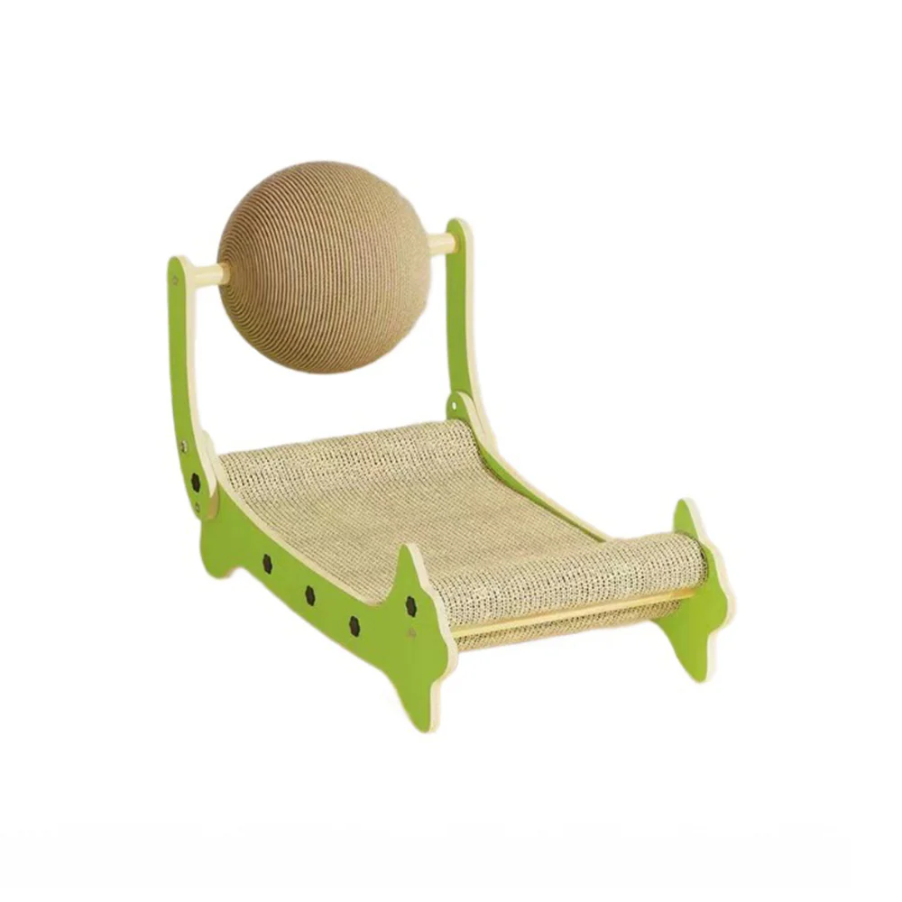 Cat Scratcher Lounger with Bed - Image 9