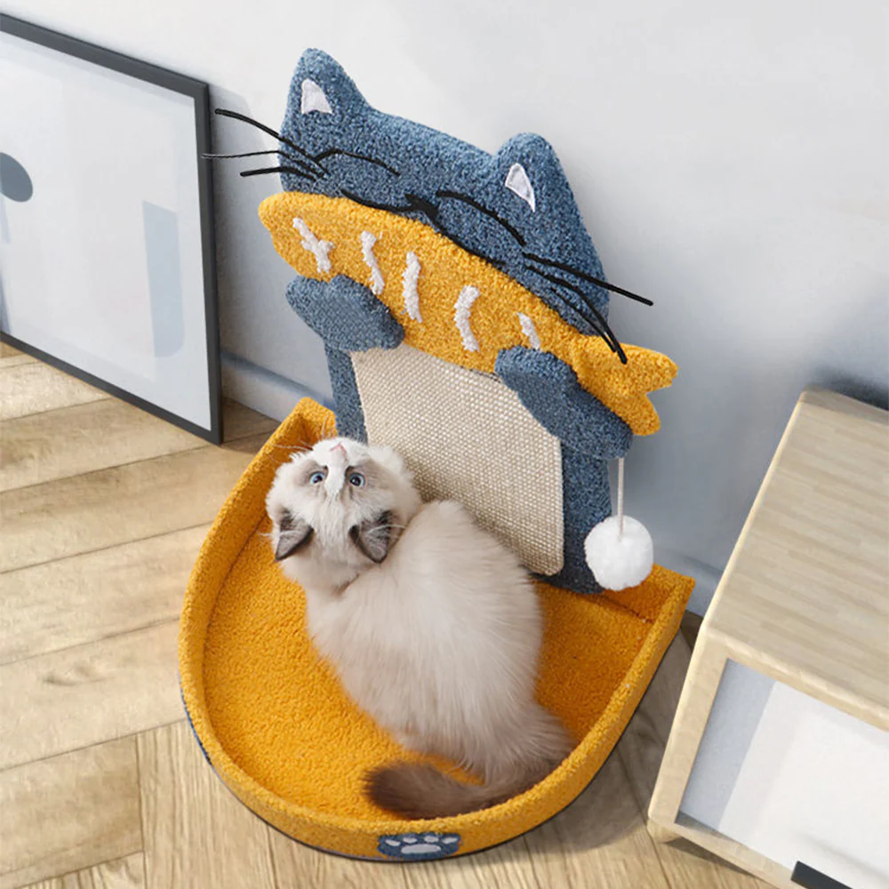 Cat Scratcher with Bed – Scratching Board and Resting Cat Bed - Image 4