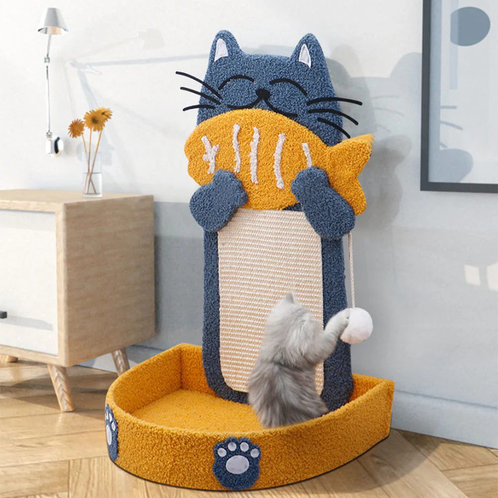 Cat Scratcher with Bed – Scratching Board and Resting Cat Bed - Image 7