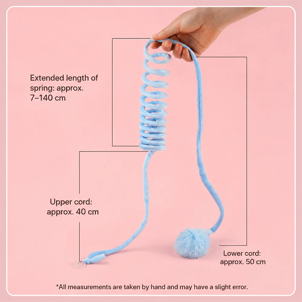 Cat Spring Toy | Suction Cup | Interactive Self-Play - Image 11