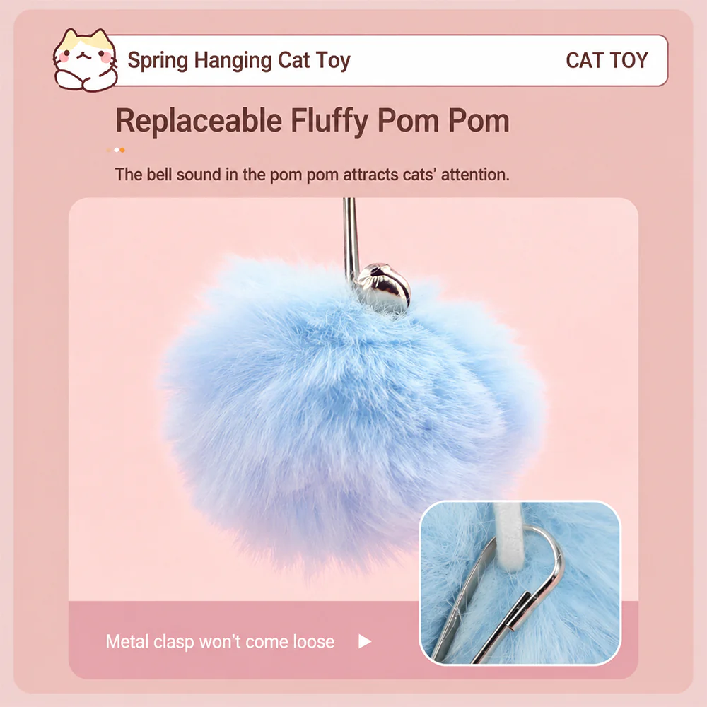 Cat Spring Toy | Suction Cup | Interactive Self-Play - Image 7