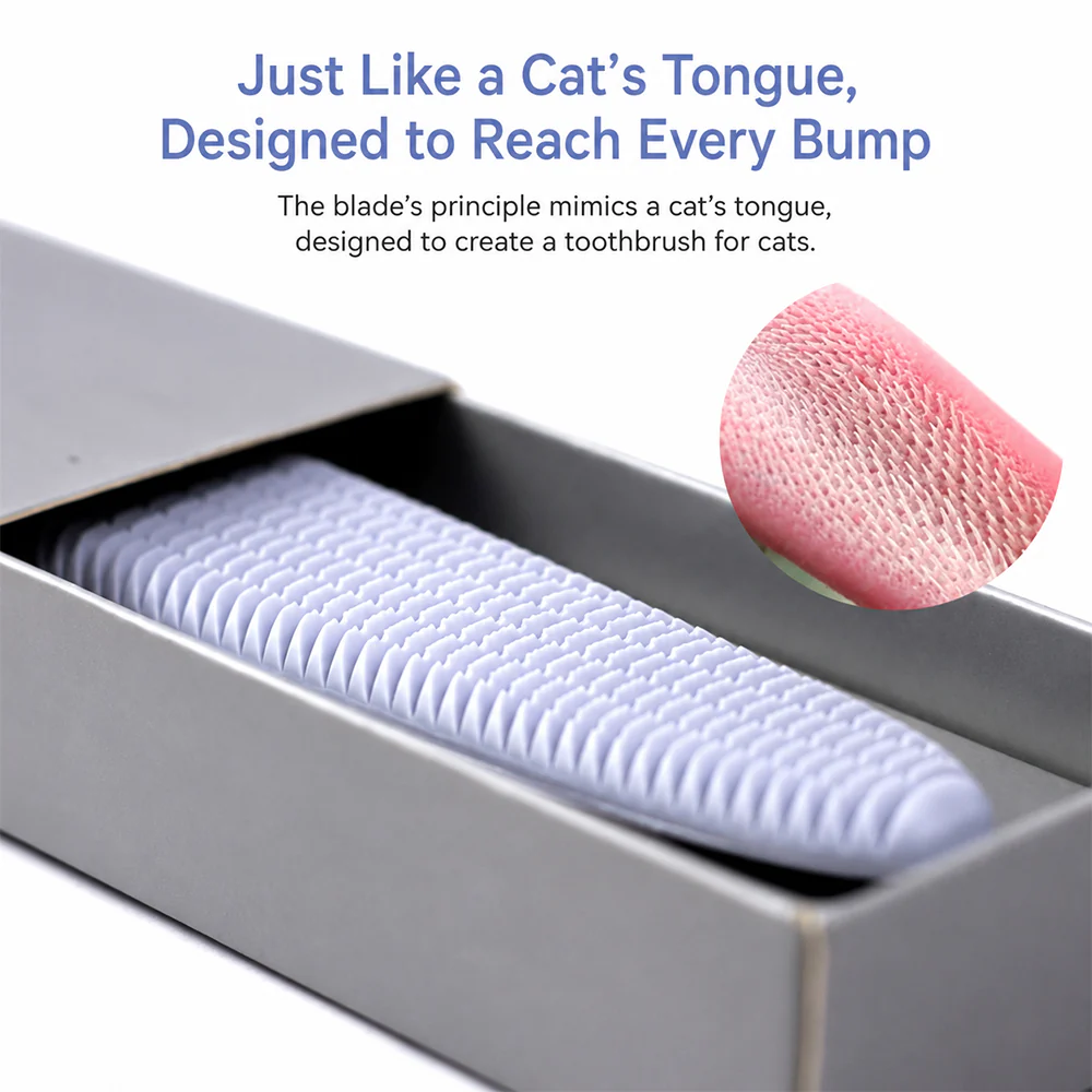 Cat Tongue Brush – Grooming, Deshedding & Massage Comb - Image 5