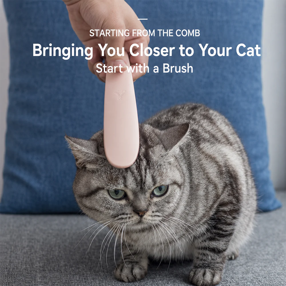 Cat Tongue Brush – Grooming, Deshedding & Massage Comb - Image 6