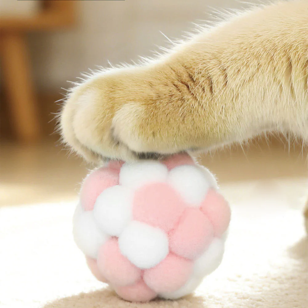 Cat Toy Balls – Interactive Self-Play Chew Toy Set (6 Pack, Random Colour) - Image 2