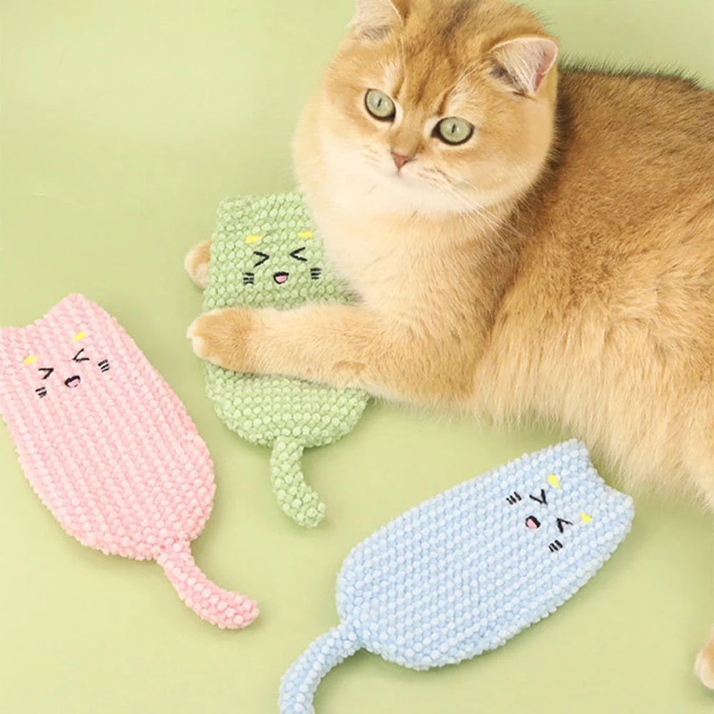 Cat Toy Plush Crinkle Sound Interactive Chew Toy - Image 11