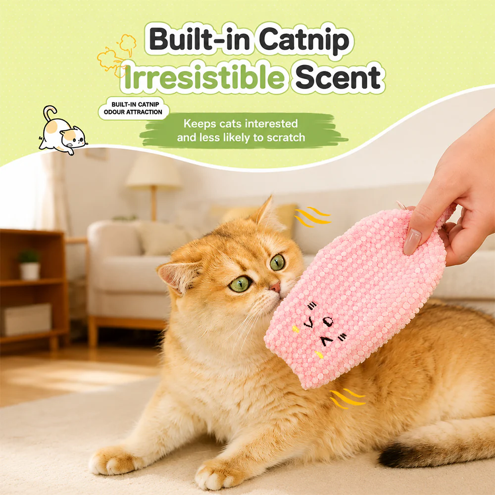 Cat Toy Plush Crinkle Sound Interactive Chew Toy - Image 5