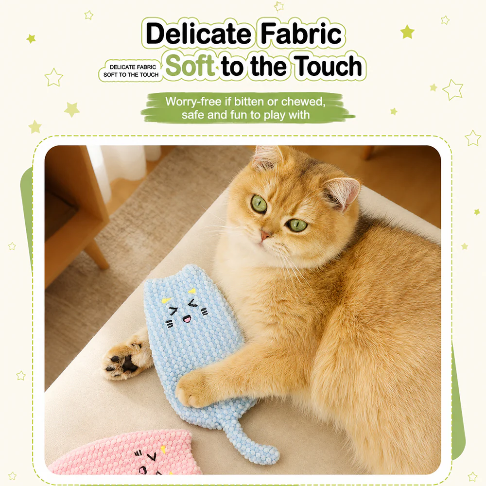 Cat Toy Plush Crinkle Sound Interactive Chew Toy - Image 7