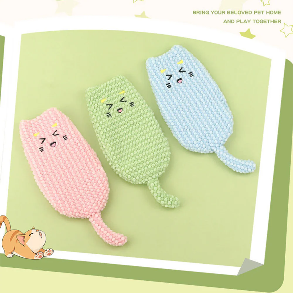Cat Toy Plush Crinkle Sound Interactive Chew Toy - Image 9