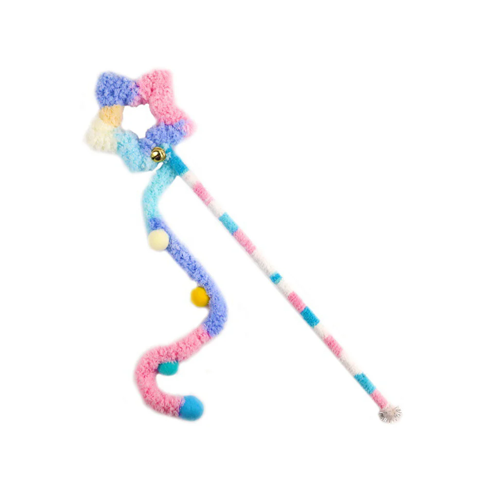 Cat Wand Toy â Interactive Feather Teaser with Replaceable Heads - Image 16