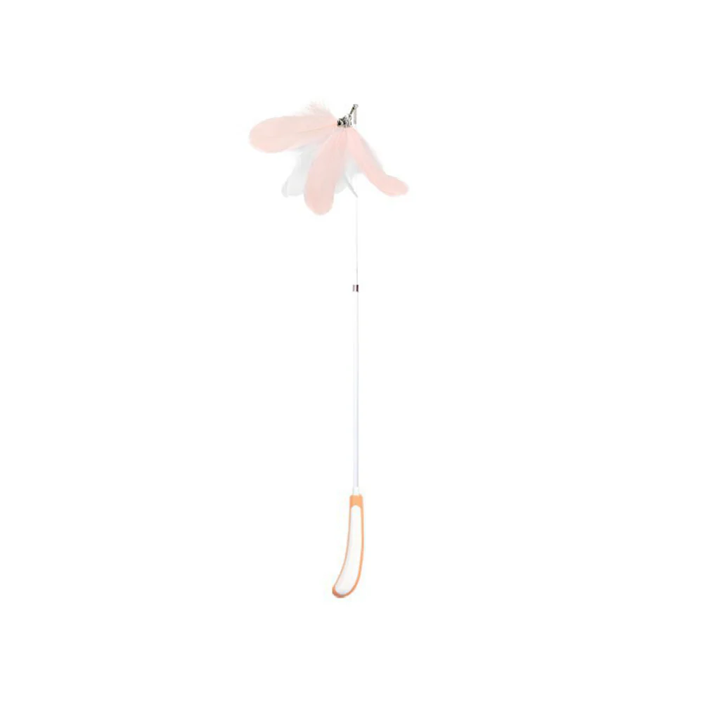 Cat Wand Toy â Interactive Feather Teaser with Replaceable Heads - Image 17