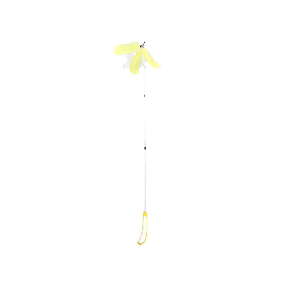 Cat Wand Toy â Interactive Feather Teaser with Replaceable Heads - Image 19