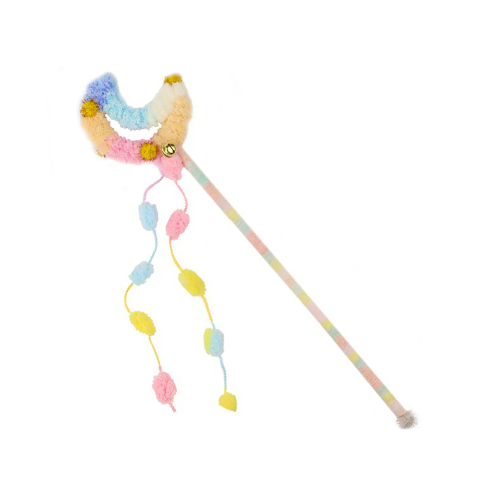 Cat Wand Toy â Interactive Feather Teaser with Replaceable Heads - Image 22