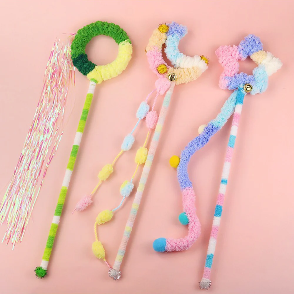 Cat Wand Toy â Interactive Feather Teaser with Replaceable Heads - Image 8