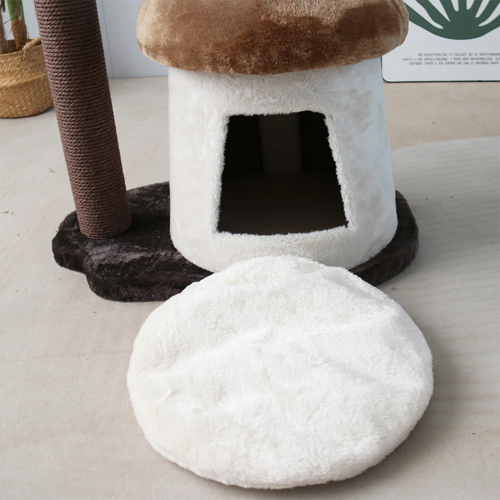 CATIO Mushroom Cat House with Enchanted Flower Cat Scratching Tree - Image 7