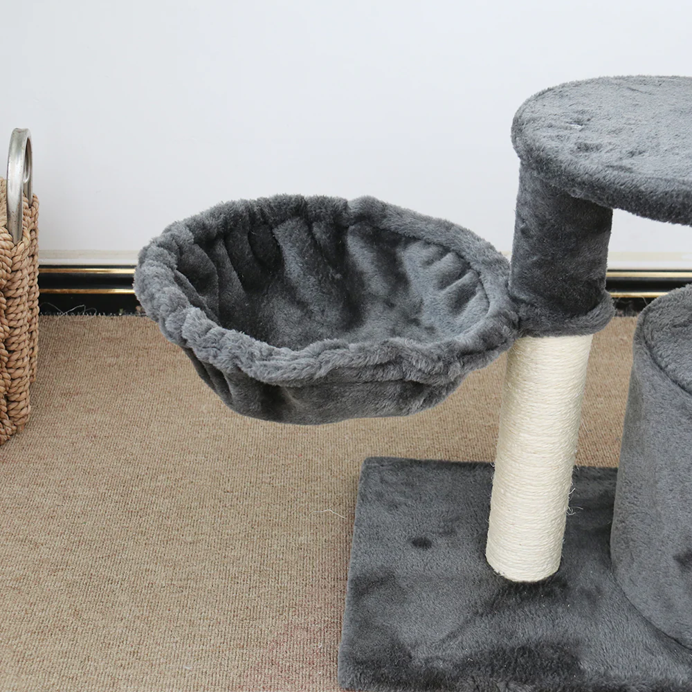 CATIO Cubby Chipboard Flannel Cat Scratching Tower - Image 5