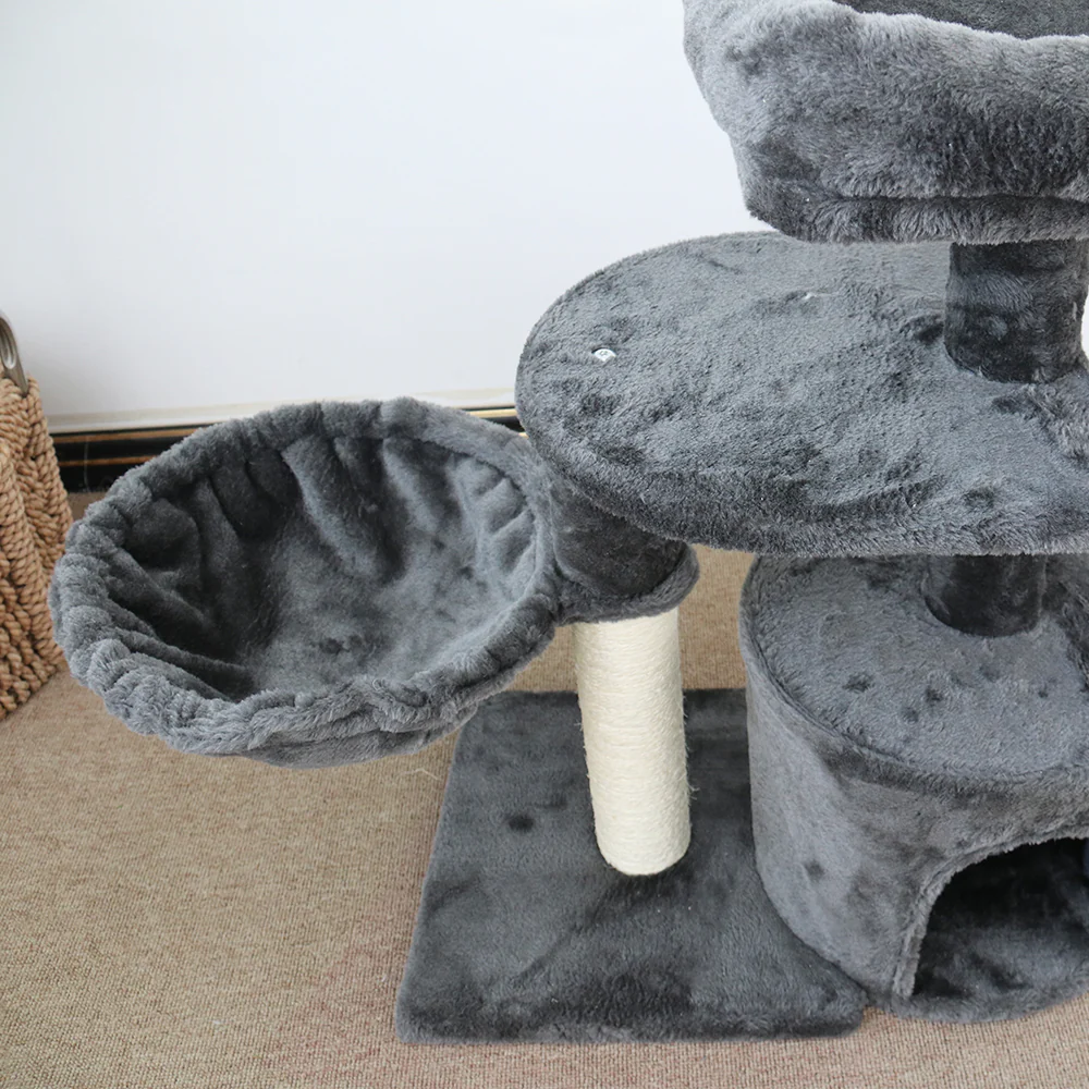 CATIO Cubby Chipboard Flannel Cat Scratching Tower - Image 7