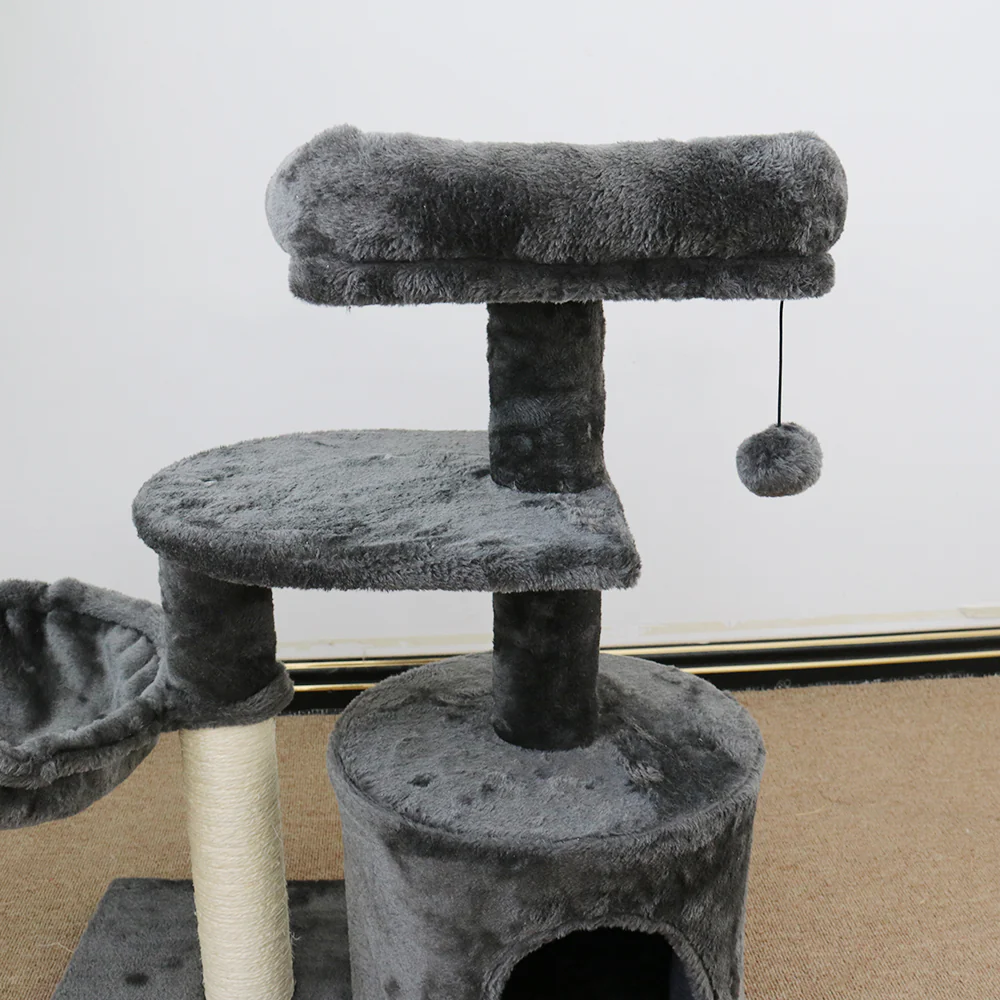 CATIO Cubby Chipboard Flannel Cat Scratching Tower - Image 8