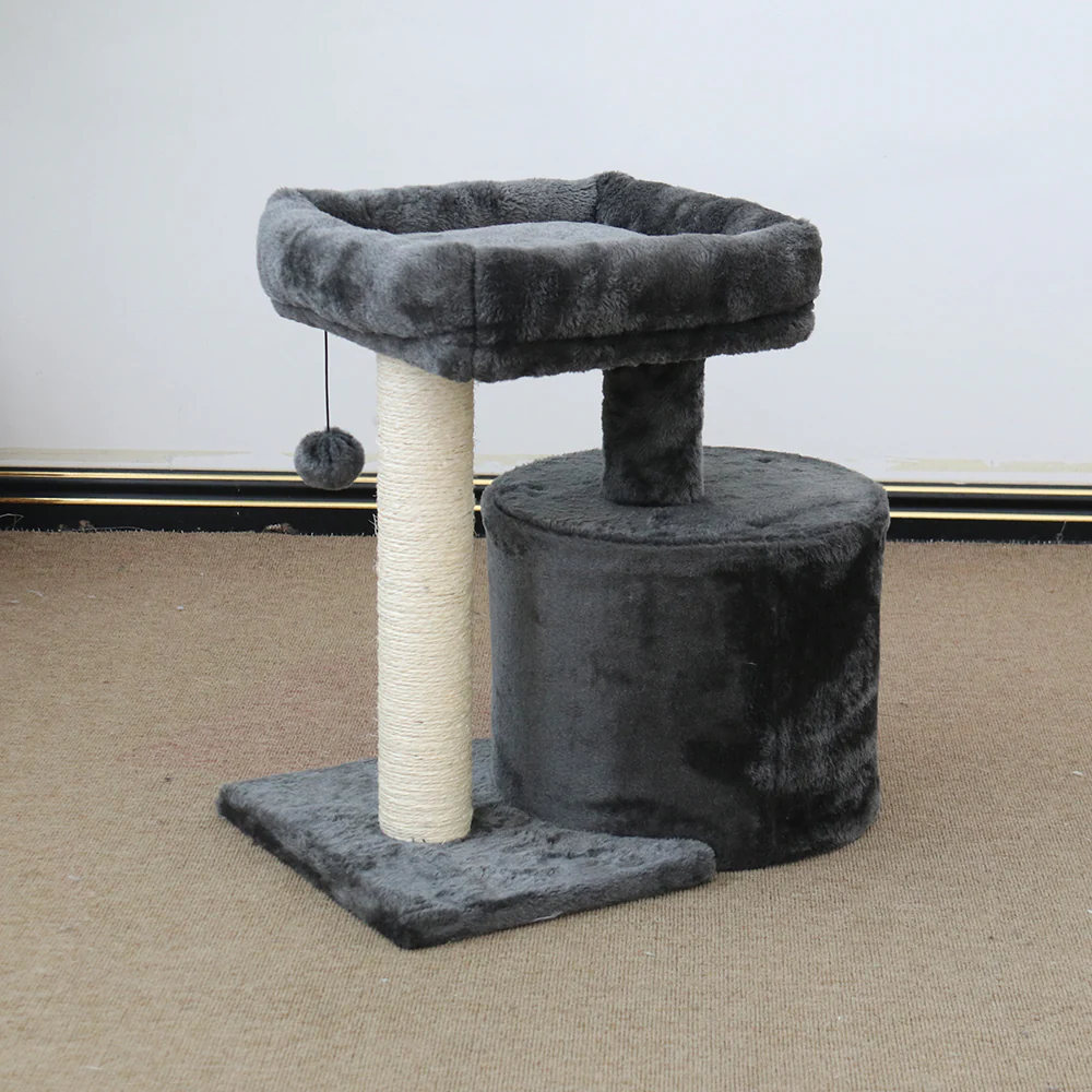 CATIO Mini Chipboard Flannel Cat Scratching Tower - Image 4