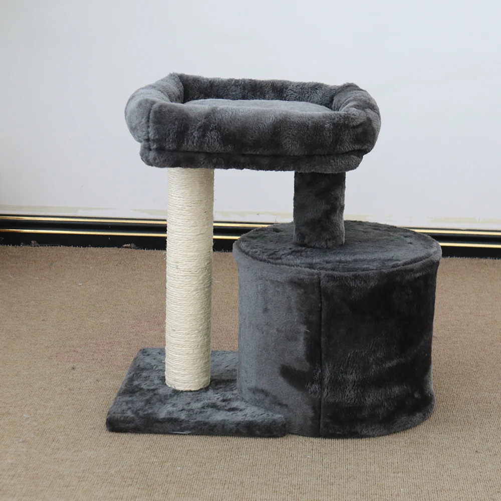 CATIO Mini Chipboard Flannel Cat Scratching Tower - Image 5